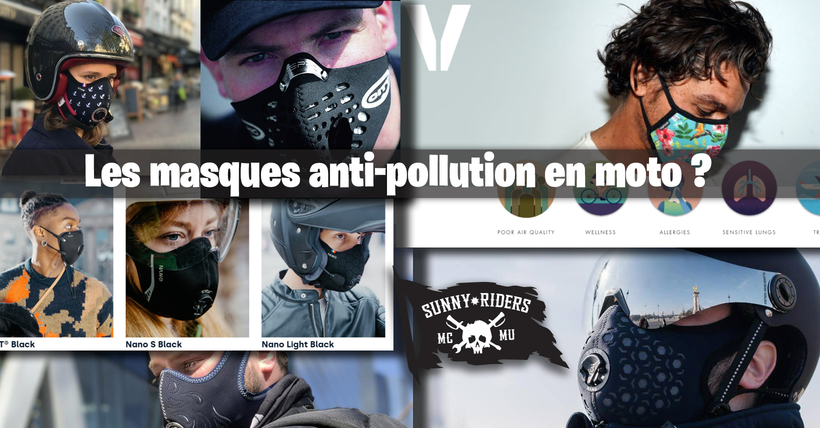 Les masques anti-pollution
